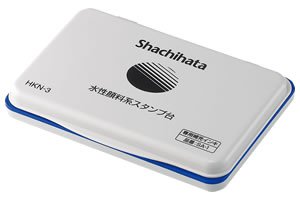 シャチハタ 水性顔料系スタンプ台・大形 藍